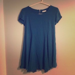 Urban Outfitters dark teal swing dress